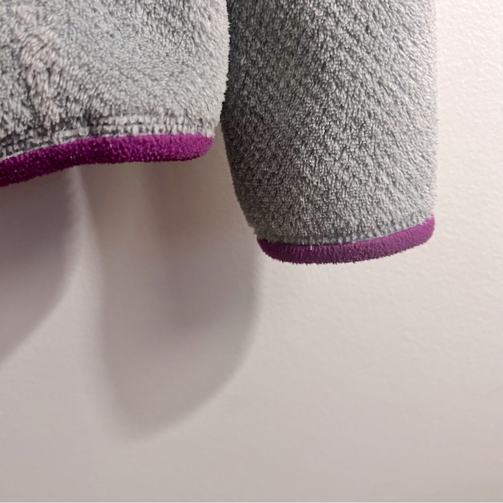 Patagonia Snap T Fleece Grey and Purple XS - Picture 6 of 7